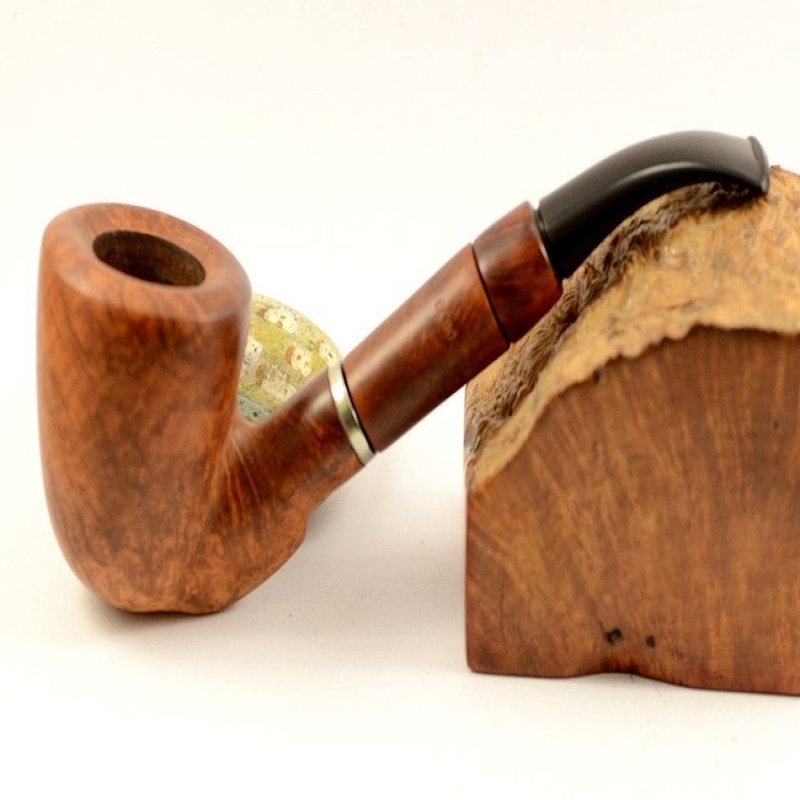 Hygrocool Smoking Pipe Greek Briar 9mm Filter Model 124B