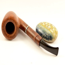 Hygrocool Smoking Pipe Greek Briar 9mm Filter Model 124B