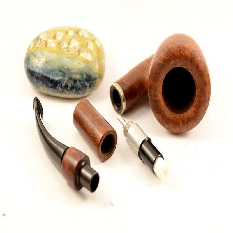 Hygrocool Smoking Pipe Greek Briar 9mm Filter Model 124B