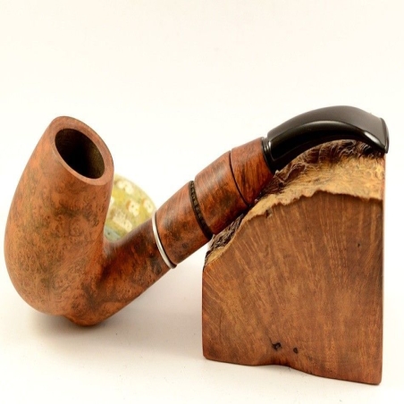 Hygrocool Smoking Pipe Greek Briar 9mm Filter Model 124B