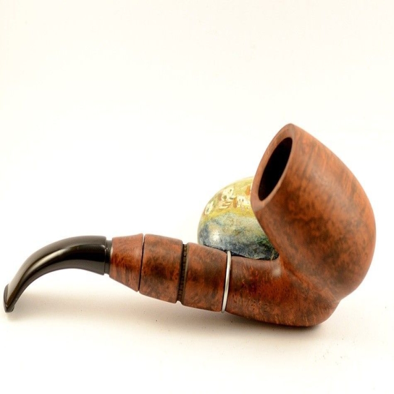 Hygrocool Smoking Pipe Greek Briar 9mm Filter Model 124B