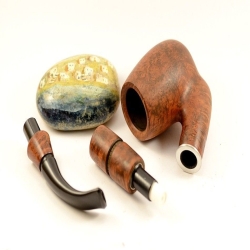 Hygrocool Smoking Pipe Greek Briar 9mm Filter Model 124B