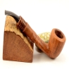 Hygrocool Master Smoking Pipe Greek Briar 9mm Filter Model 532B
