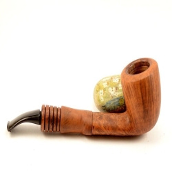 Hygrocool Master Smoking Pipe Greek Briar 9mm Filter Model 532B