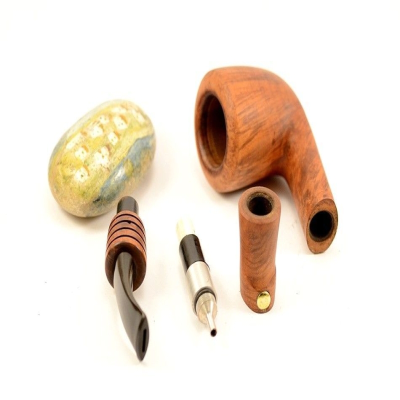 Hygrocool Master Smoking Pipe Greek Briar 9mm Filter Model 532B