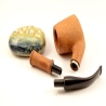 Hygrocool Smoking Pipe Greek Briar 9mm Filter Model 945A