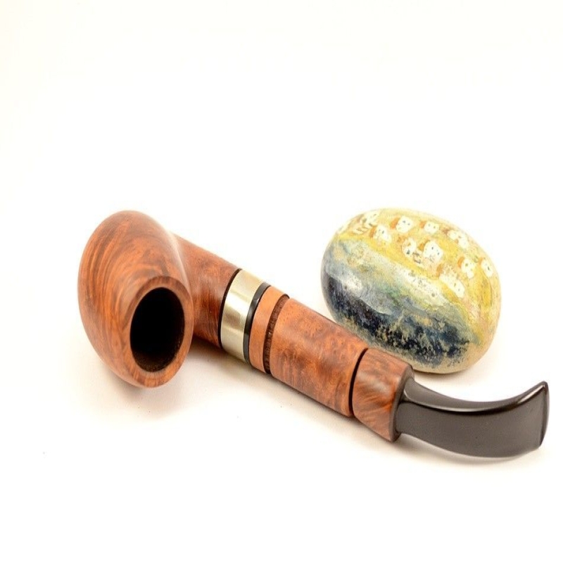 Hygrocool Smoking Pipe Greek Briar 9mm Filter Model 919B