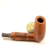 Hygrocool Master Smoking Pipe Greek Briar 9mm Filter Model 521B