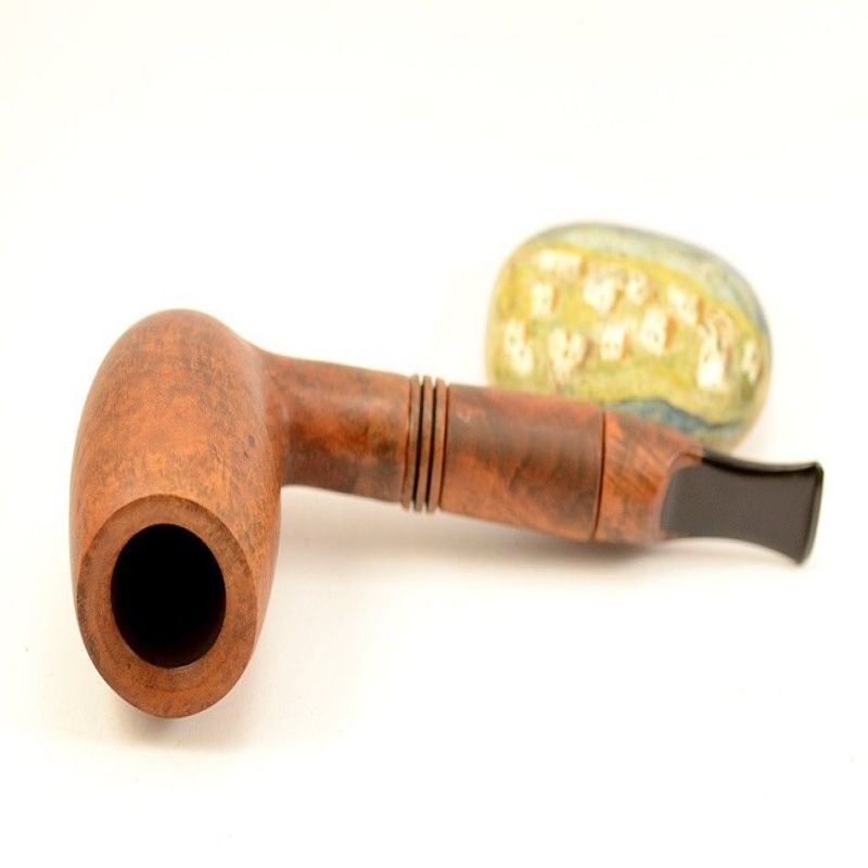 Hygrocool Master Smoking Pipe Greek Briar 9mm Filter Model 521B