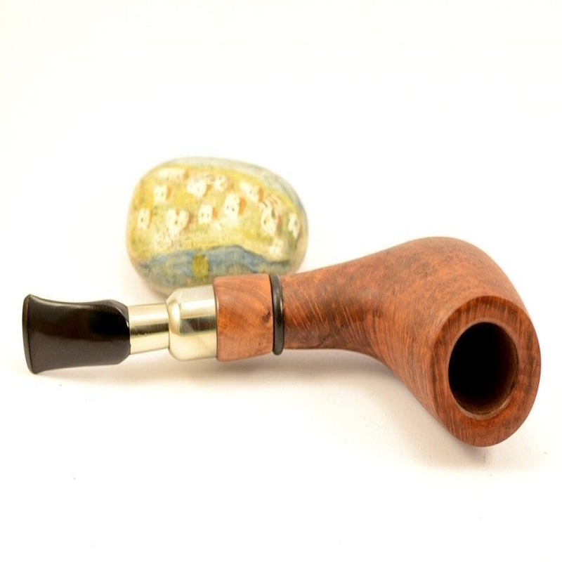 Hygrocool Master Smoking Pipe Greek Briar 9mm Filter Model 530B