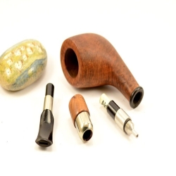 Hygrocool Master Smoking Pipe Greek Briar 9mm Filter Model 530B