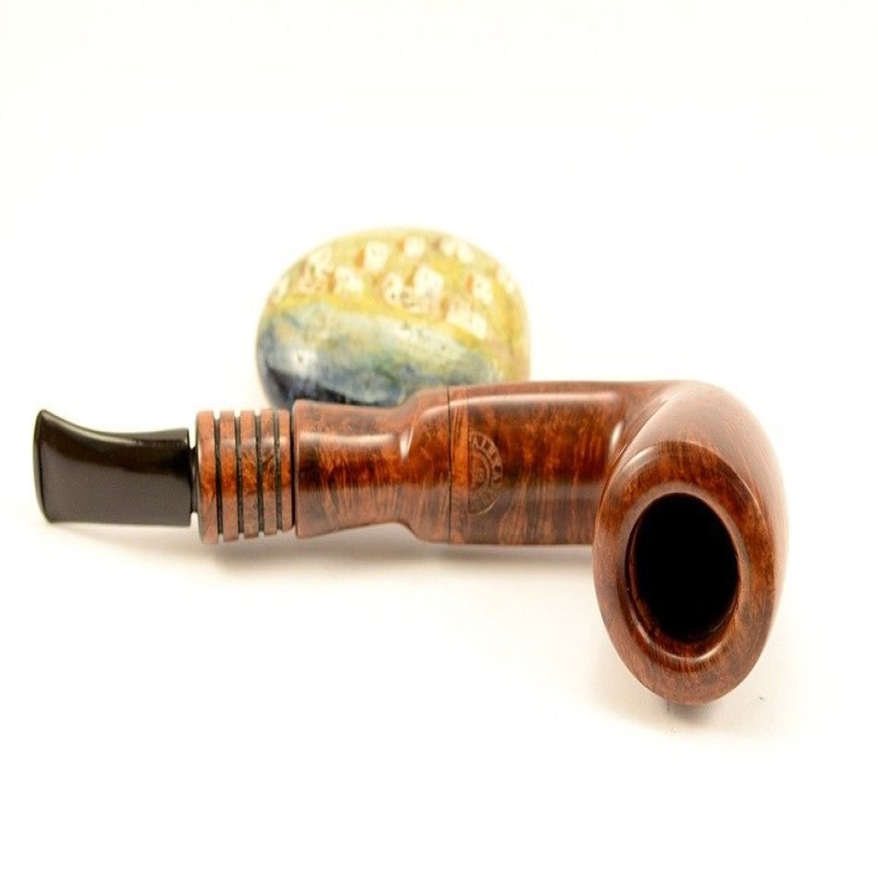 Hygrocool Master Smoking Pipe Greek Briar 9mm Filter Model 532D