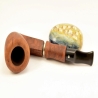 Hygrocool Master Smoking Pipe Greek Briar 9mm Filter Model 904B
