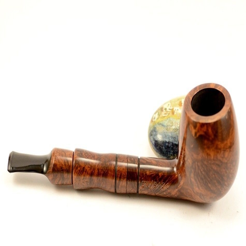 Hygrocool Smoking Pipe Greek Briar 9mm Filter Model 918D