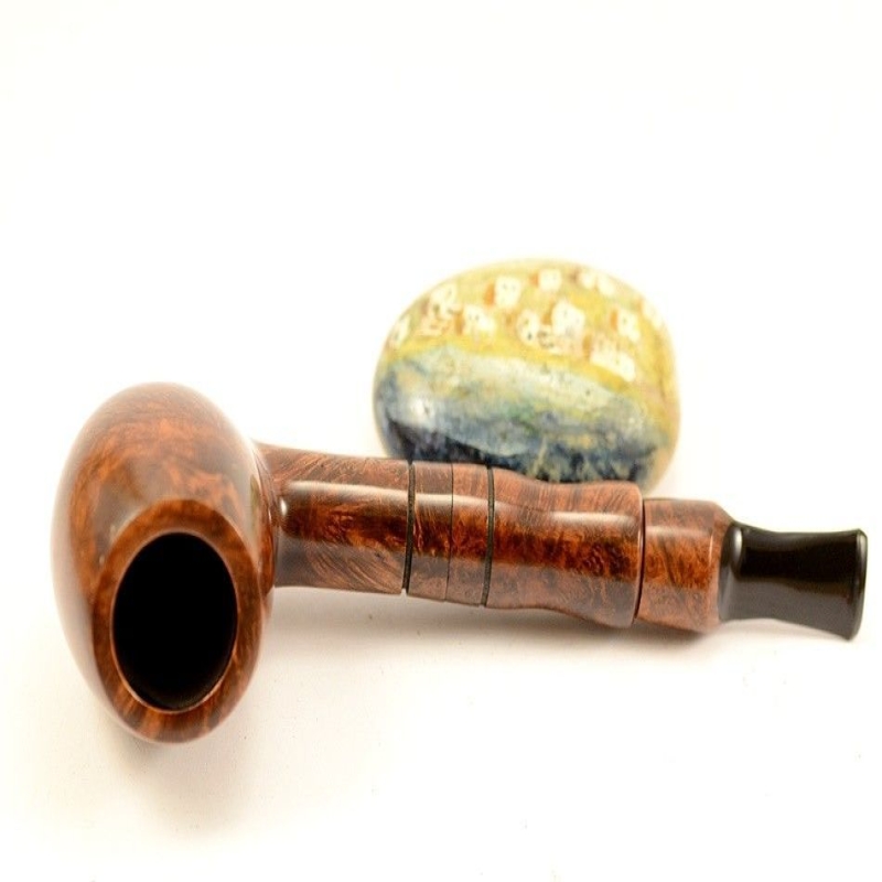 Hygrocool Smoking Pipe Greek Briar 9mm Filter Model 918D