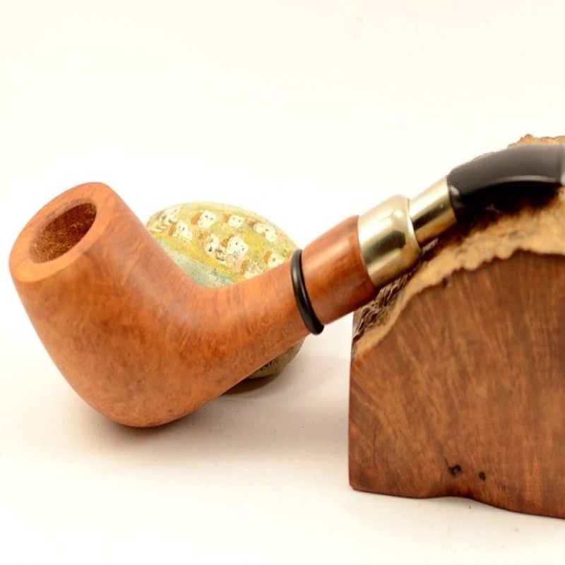 Hygrocool Master Smoking Pipe Greek Briar 9mm Filter Model 530A