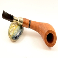 Hygrocool Master Smoking Pipe Greek Briar 9mm Filter Model 530A