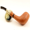 Hygrocool Master Smoking Pipe Greek Briar 9mm Filter Model 530A