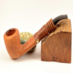Hygrocool Master Smoking Pipe Greek Briar 9mm Filter Model 532A