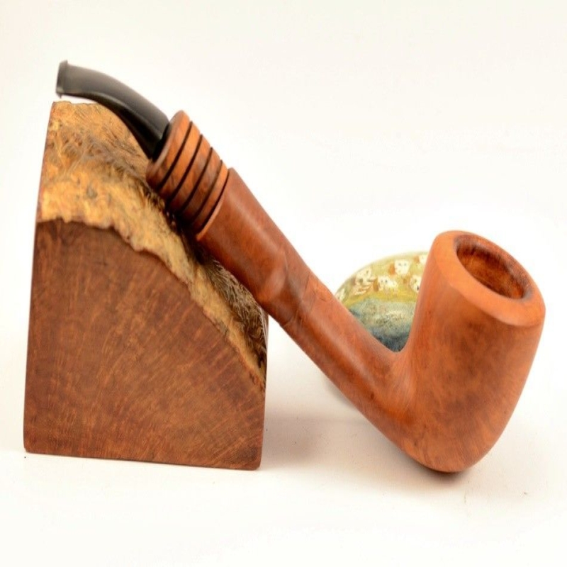 Hygrocool Master Smoking Pipe Greek Briar 9mm Filter Model 532A