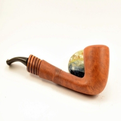 Hygrocool Master Smoking Pipe Greek Briar 9mm Filter Model 532A