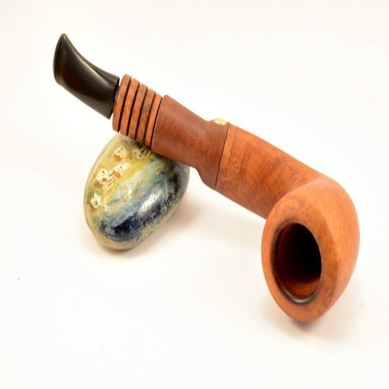 Hygrocool Master Smoking Pipe Greek Briar 9mm Filter Model 532A