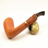 Hygrocool Master Smoking Pipe Greek Briar 9mm Filter Model 532A
