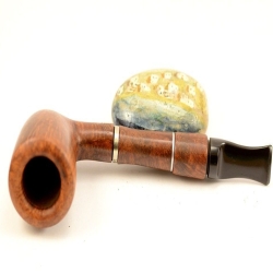 Hygrocool Smoking Pipe Greek Briar 9mm Filter Model 536B