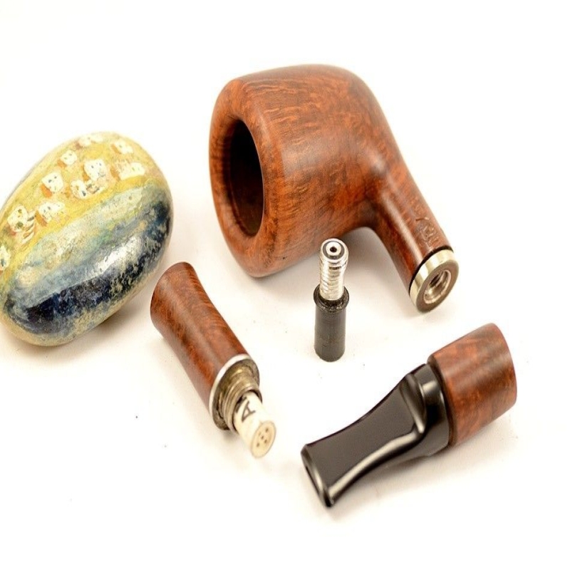 Hygrocool Smoking Pipe Greek Briar 9mm Filter Model 536B