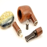 Hygrocool Smoking Pipe Greek Briar 9mm Filter Model 536B