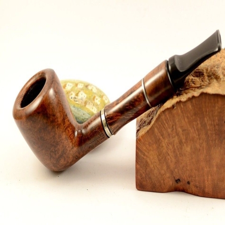 Hygrocool Smoking Pipe Greek Briar 9mm Filter Model 536C