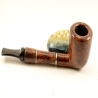 Hygrocool Smoking Pipe Greek Briar 9mm Filter Model 536C