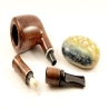 Hygrocool Smoking Pipe Greek Briar 9mm Filter Model 536C