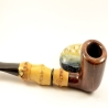 Hygrocool Smoking Pipe Greek Briar 9mm Filter Model 536C
