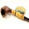 Hygrocool Smoking Pipe Greek Briar 9mm Filter Model 536C
