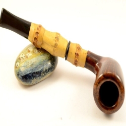 Hygrocool Smoking Pipe Greek Briar 9mm Filter Model 536C