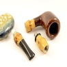 Hygrocool Smoking Pipe Greek Briar 9mm Filter Model 536C