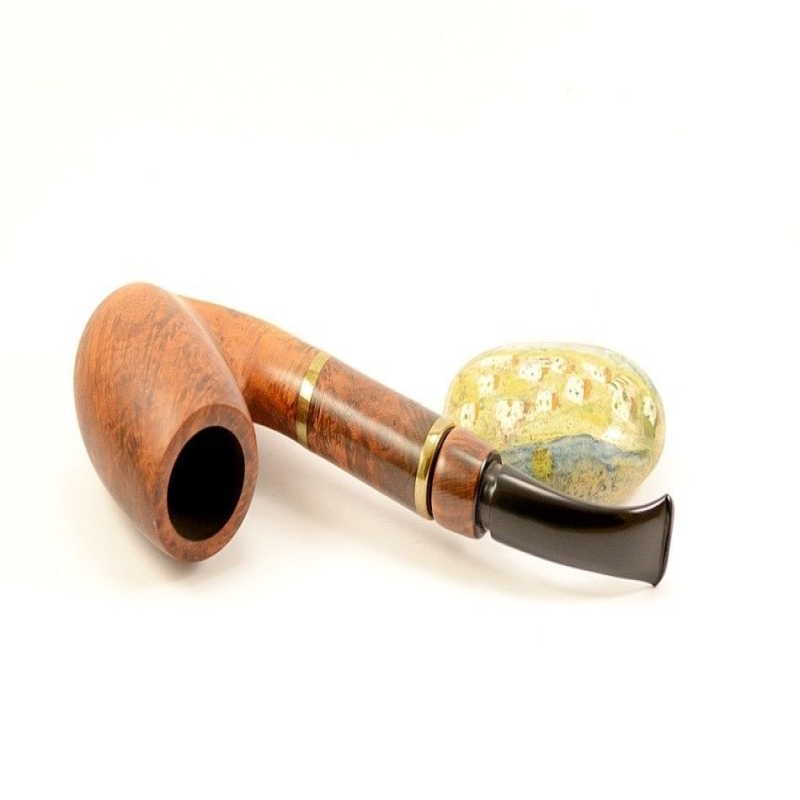 Hygrocool Smoking Pipe Greek Briar 9mm Filter Model 610B