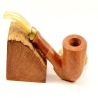 Hygrocool Smoking Pipe Greek Briar 9mm Filter Model 627A