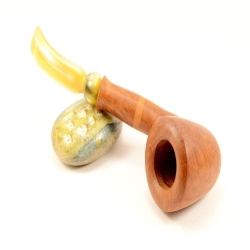 Hygrocool Smoking Pipe Greek Briar 9mm Filter Model 627A