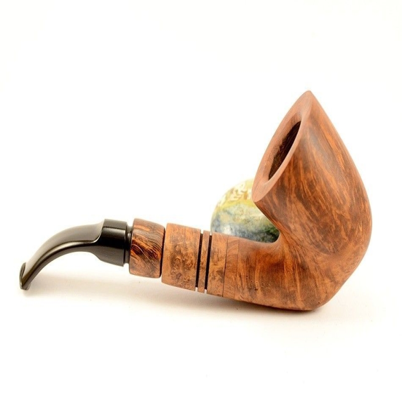 Hygrocool Smoking Pipe Greek Briar 9mm Filter Model 628C