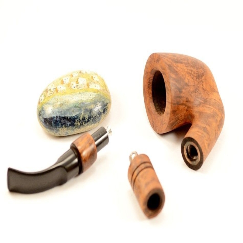 Hygrocool Smoking Pipe Greek Briar 9mm Filter Model 628C