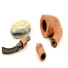 Hygrocool Smoking Pipe Greek Briar 9mm Filter Model 628C