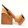 Hygrocool Smoking Pipe Greek Briar 9mm Filter Model 638B