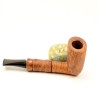 Hygrocool Smoking Pipe Greek Briar 9mm Filter Model 638B
