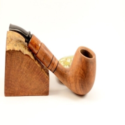Hygrocool Smoking Pipe Greek Briar 9mm Filter Brandy Model 616B