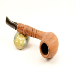 Hygrocool Smoking Pipe Greek Briar 9mm Filter Brandy Model 616B
