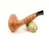 Hygrocool Smoking Pipe Greek Briar 9mm Filter Brandy Model 616B