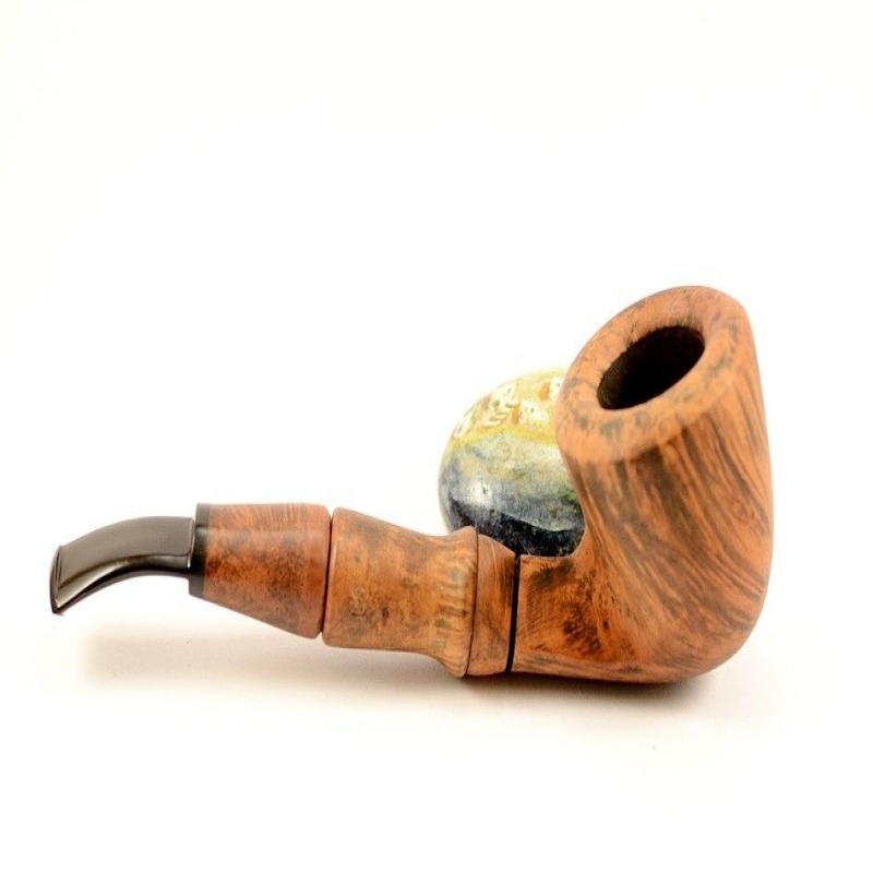 Hygrocool Smoking Pipe Greek Briar 9mm Filter Model 618B