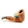 Hygrocool Smoking Pipe Greek Briar 9mm Filter Model 618B